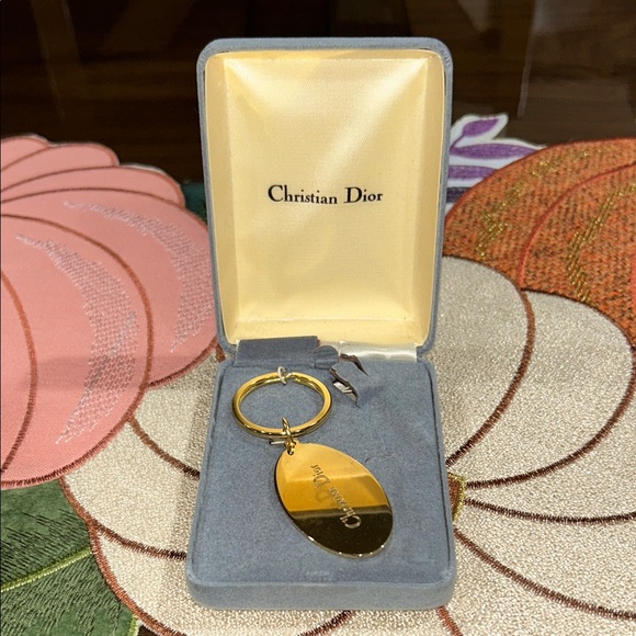 Vintage Christian Dior Key Ring Keychain - Picture 1 of 3